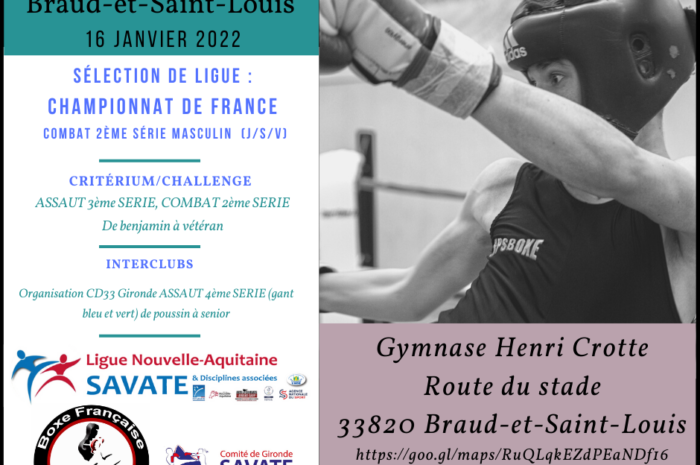 Compétition du 16 janvier 2022 – Braud-et-Saint-Louis (33)