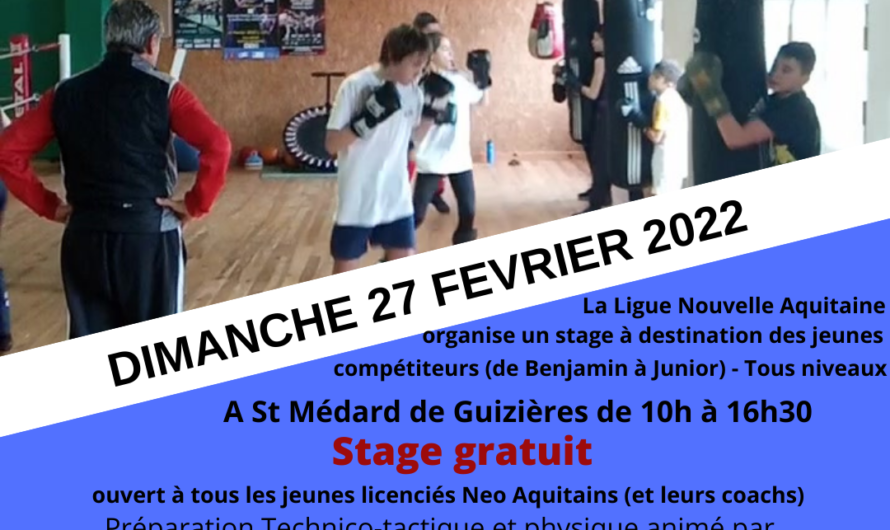 Stage « jeunes compétiteurs » 27 Février 2022
