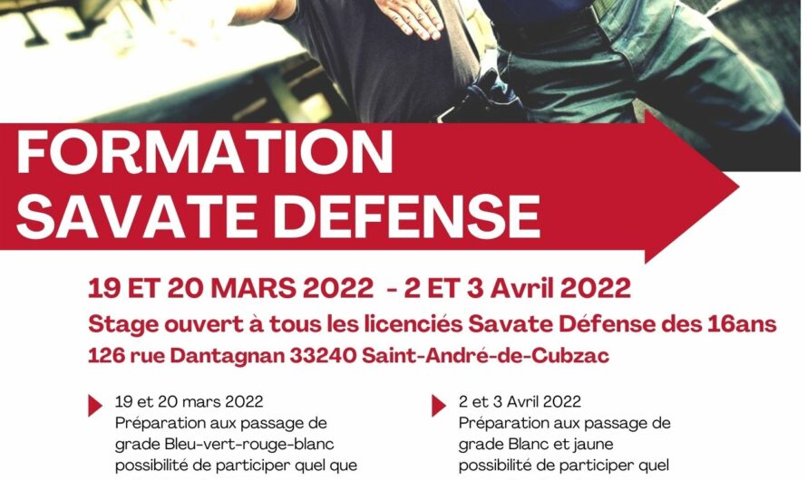 Stage Savate défense 2022