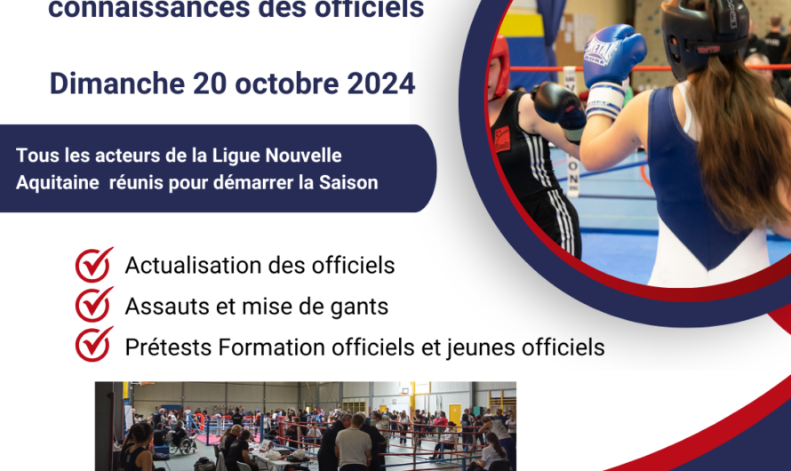 Répétition générale – Journée d’actualisation des officiels 2024-2025